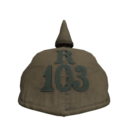 German Saxon 103rd Res. Late Pickelhaube Cover