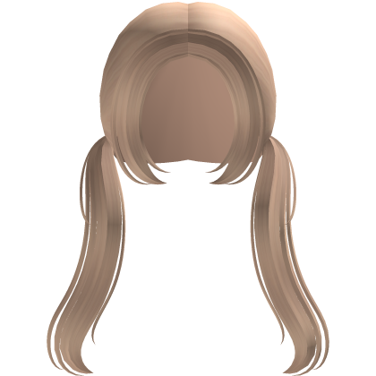 ♡ long low cute pigtails in blonde
