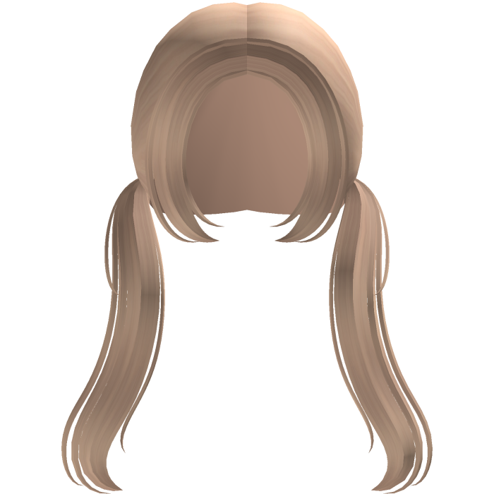 ♡ long low cute pigtails in blonde