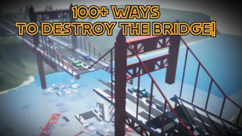 💥 Destroy The Bridge! (Bridge & Car crashing)