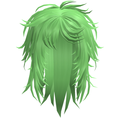 Vkei Long Messy Razor Cut Hair (Green)
