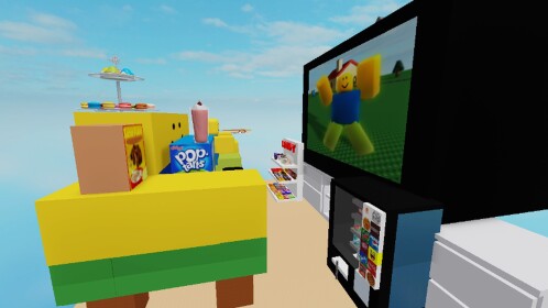 noob eating food