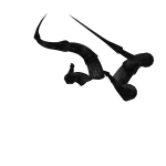 Big Black Dragon Horns