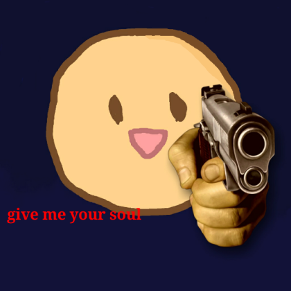 Emoji pointing a gun at your screen Roblox decal