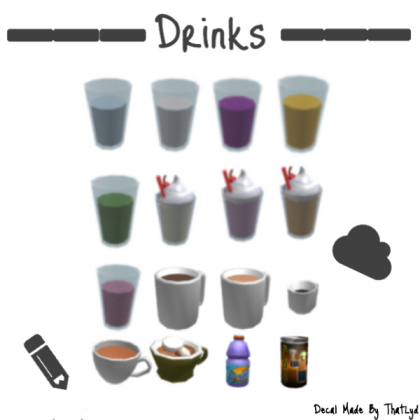 Drinks Sign! Roblox decal