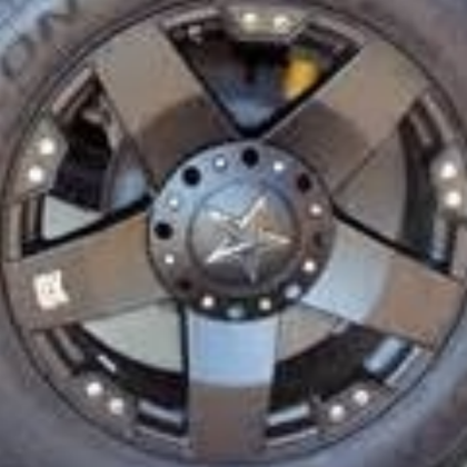 Black rockstar rims Roblox decal
