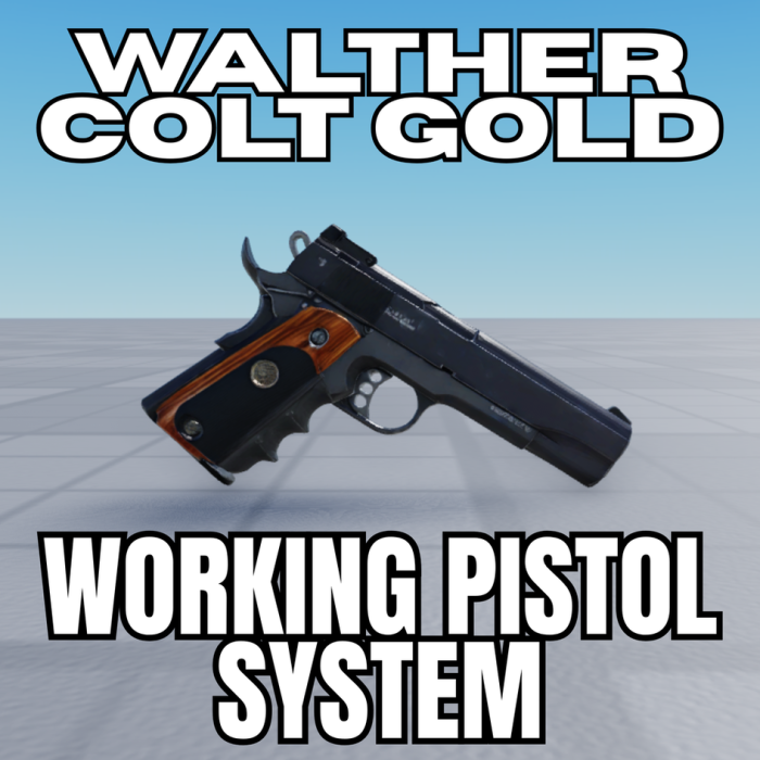 (WORKING GUN) Pistol WALTHER COLT GOLD Tool [PBR] preview 1