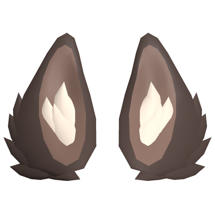 Brown Wolf Ears