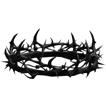 Barbed Wire Thorn Crown - Black