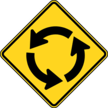 Traffic Circle Sign Roblox decal