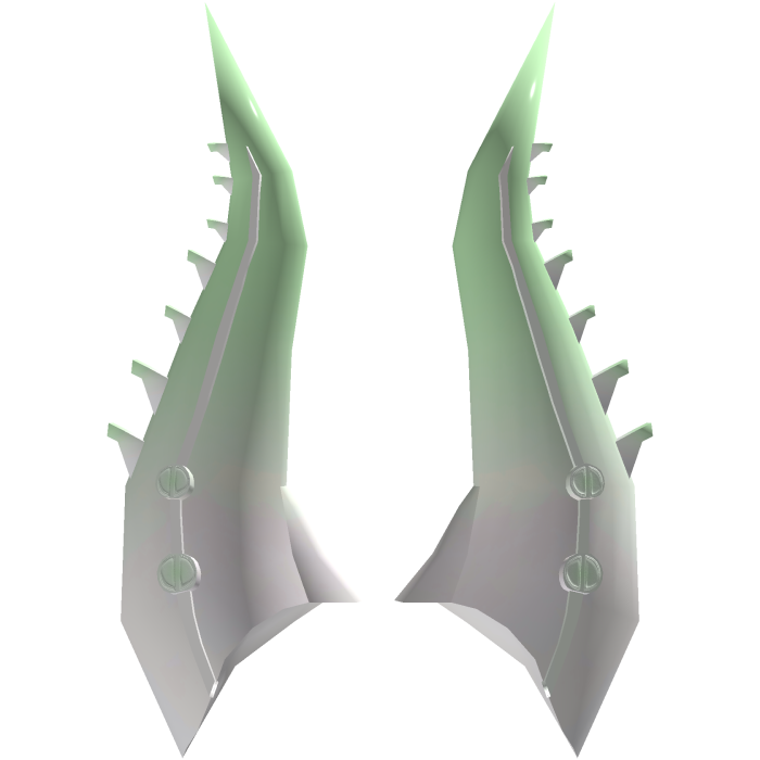 Light Green/White Horns of Pwnage Recolor (Addon)