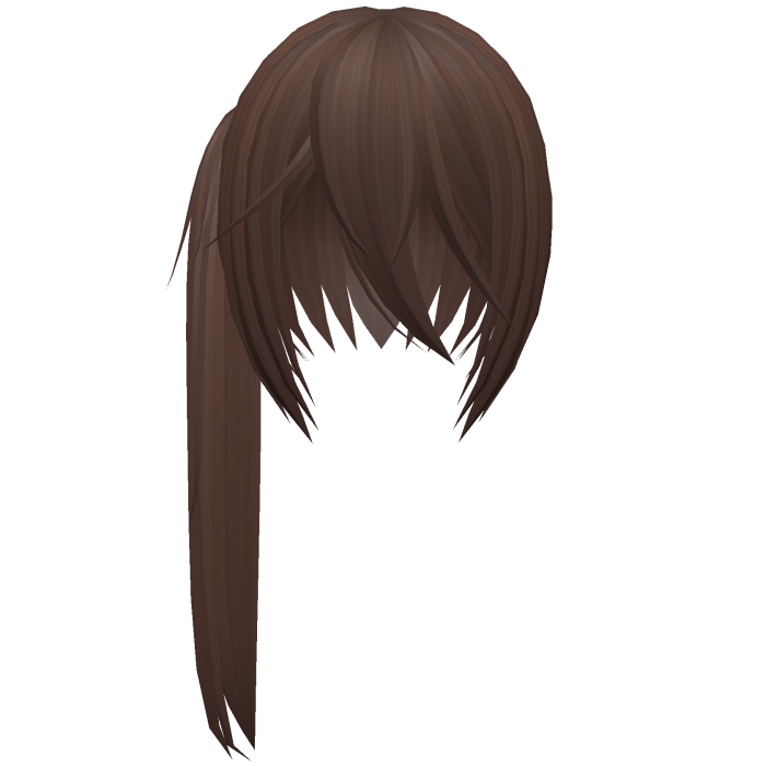 Cute Straight Grunge Pigtail in Brown