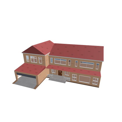 Basic suburban house w/o decor
