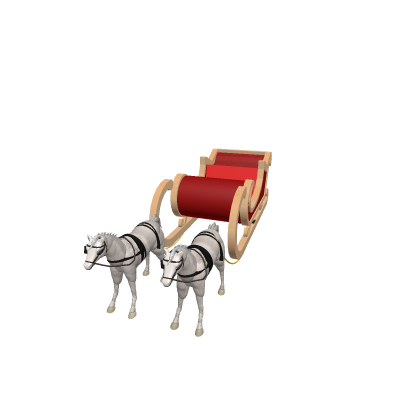 Free!  Santas sleigh Working Horses Fast!