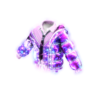 Glow Purple Emissive Galaxy Layered Puffer BOEVI