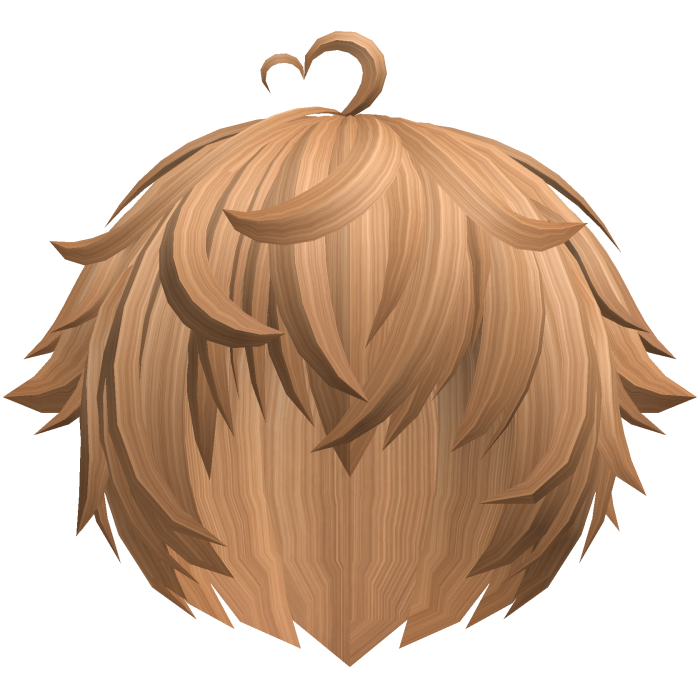 ♡ cute kawaii messy heart boy hair 🐹 ginger