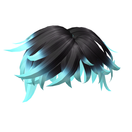 💯 Black Blue Hair Roblox item