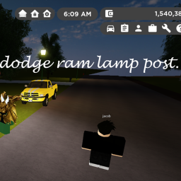 dodge ram lamp post.