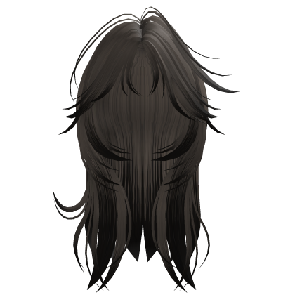 Ash/Black Grunge Y2K Layered Shaggy Wolfcut Roblox item