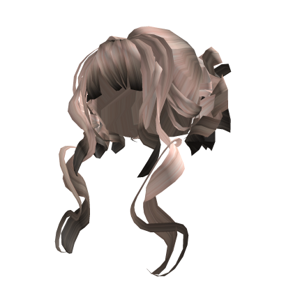Angelic Curly Pigtails Hair Blond Roblox item
