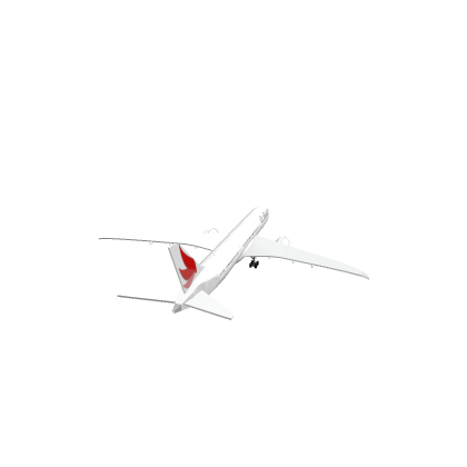 Small plane with landing gears