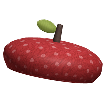 Red Igari Kei Apple Fall Autumn Knit Beret Roblox item