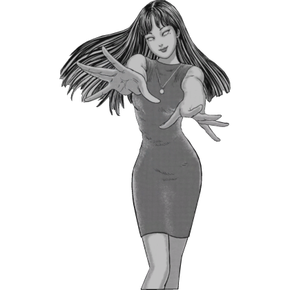 Tomie Junji Ito Cutout Companion