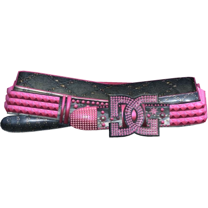 Y2K Gyaru McBling Dia Rhinestone Belt Leopard 3.0 | Roblox