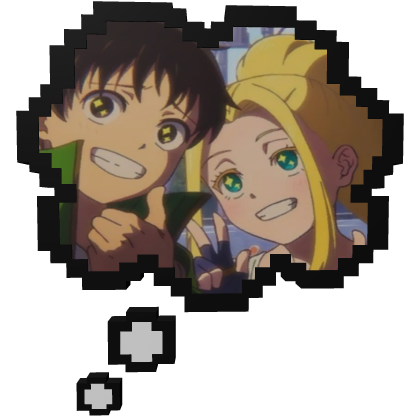 Akira Tendou and Beatrix Zom100 | Thinking Bubble  Roblox item