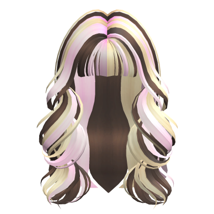 Pretty Voluminous Curly Neopolitan Hair with Bangs