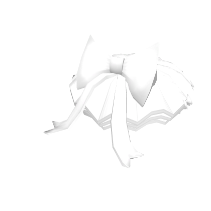 White bow tutu skirt roblox top