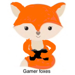 Fox gamers by fox-ninja