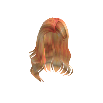 Blonde side part