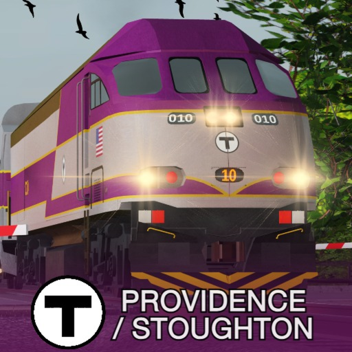 [STOUGHTON!] MBTA Providence Line Train Simulator Roblox game