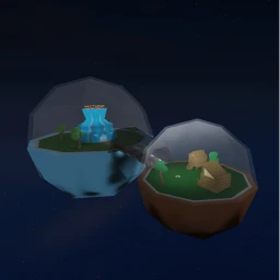 Island spheres icon