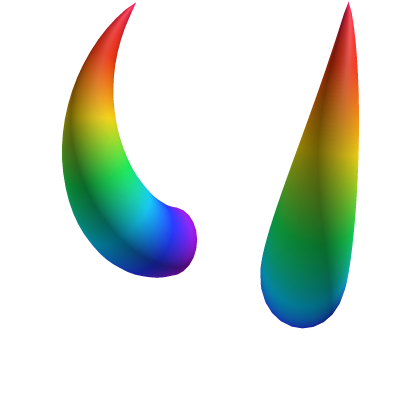 Rainbow Demon Horns Roblox item