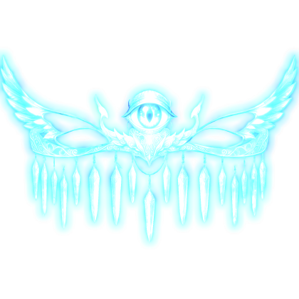 Glowing Godly Angel Eye Crown (Blue) - Emissive