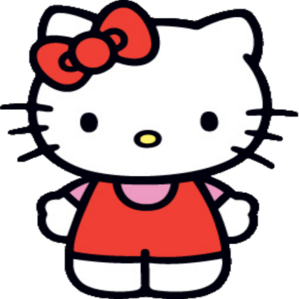 Hello Kitty (Transparent Background) Roblox decal
