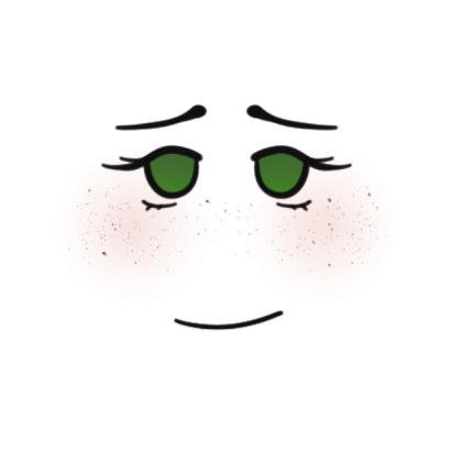 csom smiling green eyes Roblox decal