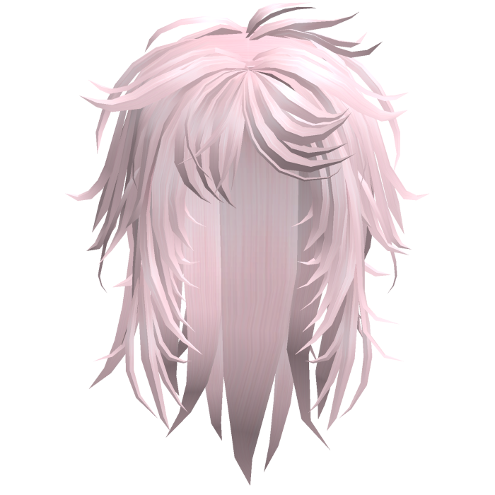 Vkei Long Messy Razor Cut Hair (Pink)