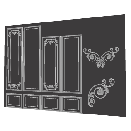 Wall Panels & Ornaments by MOTOPRINCESSS