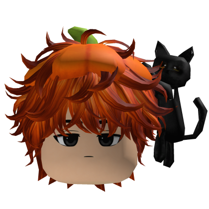 Pumpkin Hallow Hair Roblox item