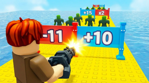 Inf ammo kill aura infjump fly OP script - ZOMBIE OBBY script preview