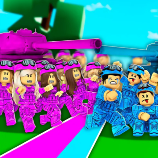 ⚔️ Boys VS Girls Capture Flag! official Roblox game thumbnail