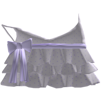 purple & white summer ruffled kawaii cute tank top