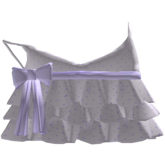 purple & white summer ruffled kawaii cute tank top