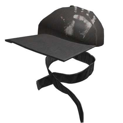 Grey Y2K Cap & Scarf Roblox item