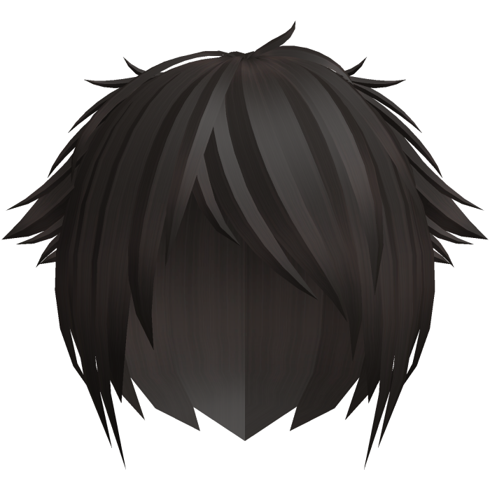 Cute emo messy brown hair with tuff