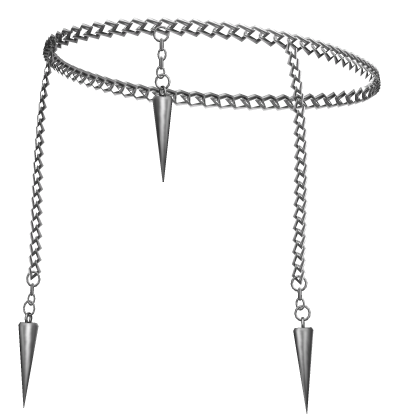 Silver Spike Drop Crown