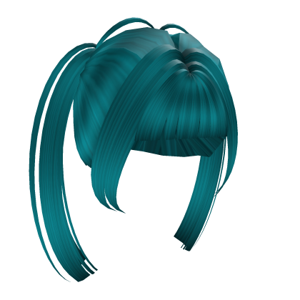 Soft Doll Pigtails in Teal thumbnail
